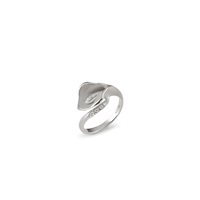 Ring Annamaria Cammilli Woman Calla in White Gold Diamante 0.08 Ct GAN0920W - GAN0920W